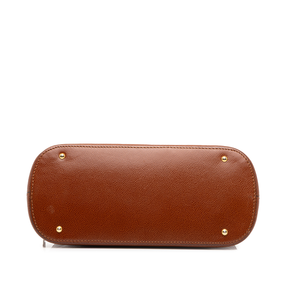 Pre-Loved Celine Leather Dome Satchel - Picture 3 of 6